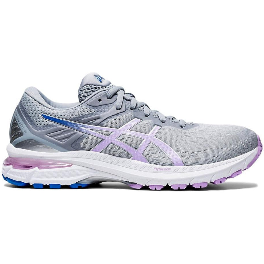 Women's Asics GT-2000 9, Piedmont Grey/Lilac Tech, 8.5 B Medium