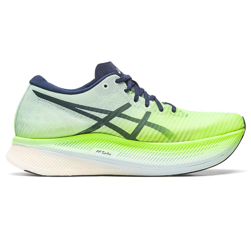 Women's Asics MetaSpeed Sky, Hazard Green/Sky, 7.5 B Medium