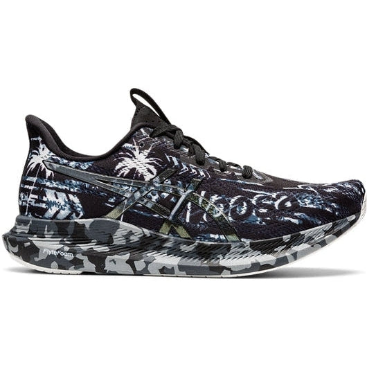 Women's Asics NOOSA TRI 14, BLACK/PURE SILVER, 7 B Medium