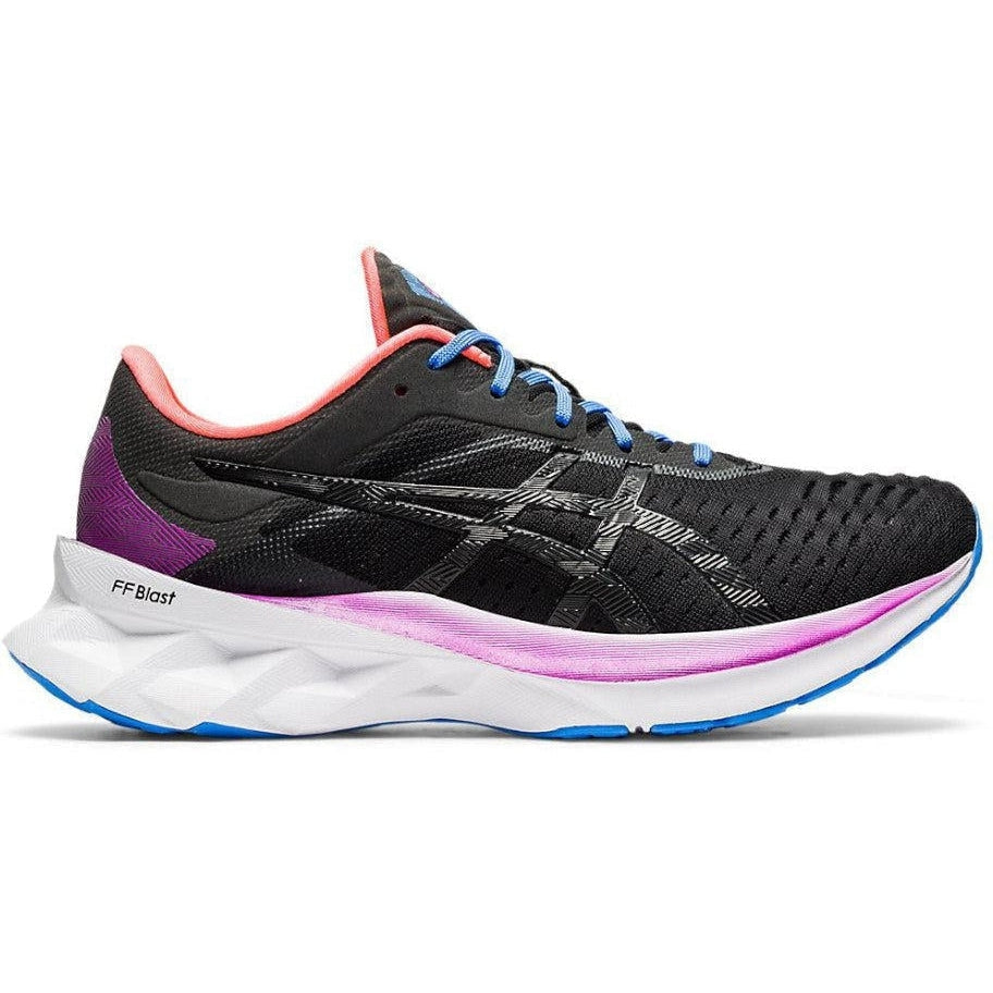 Women's Asics NovaBlast, Black/Black, 10.5 B Medium