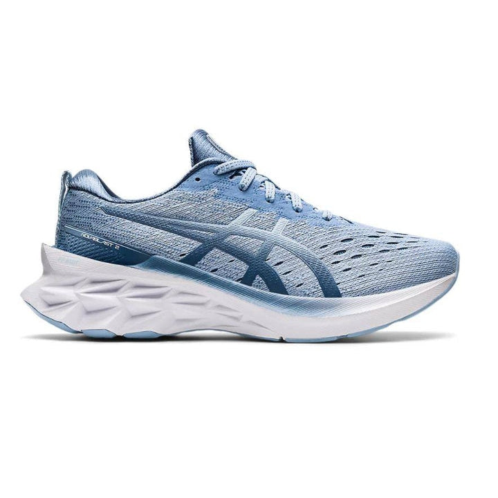 Women's Asics Novablast 2, Mist/Soft Sky, 8 B Medium