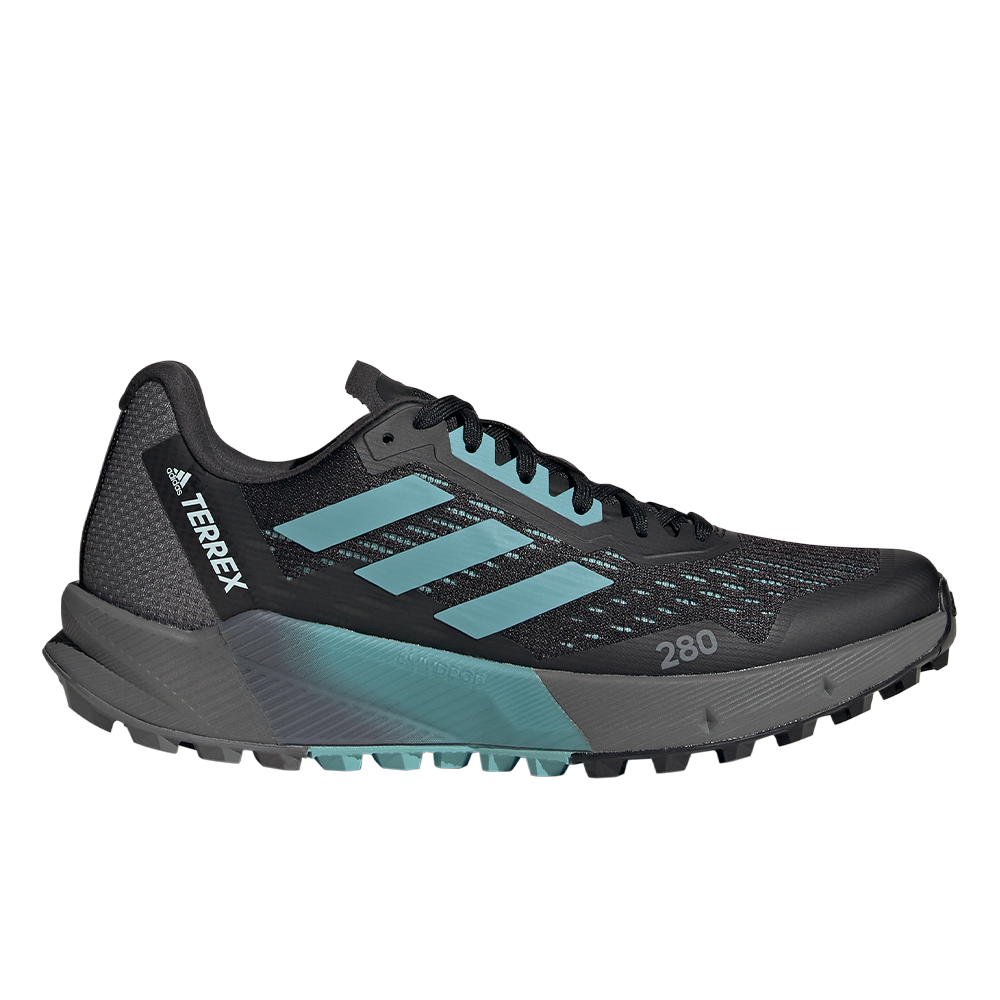 Women's Adidas Terrex Agravic Flow 2, Black/Mint Ton/White, 9.5 B Medium
