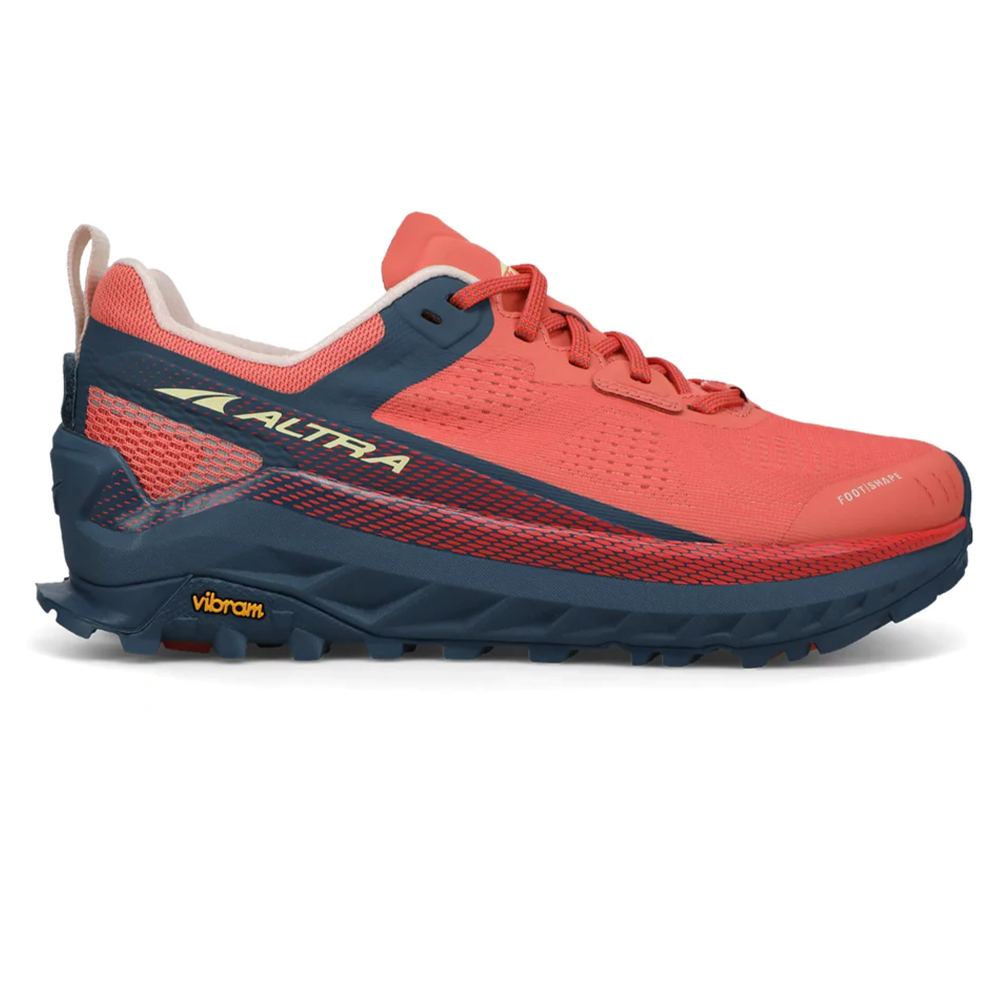 Women's Altra Olympus 4, Navy/Coral, 10 B Medium