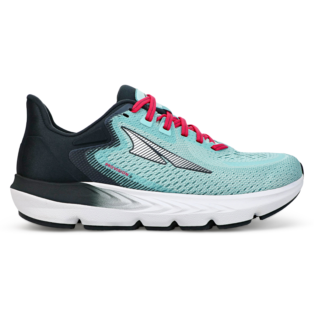 Women's Altra Provision 6, Black/Light Blue, 8.5 B Medium