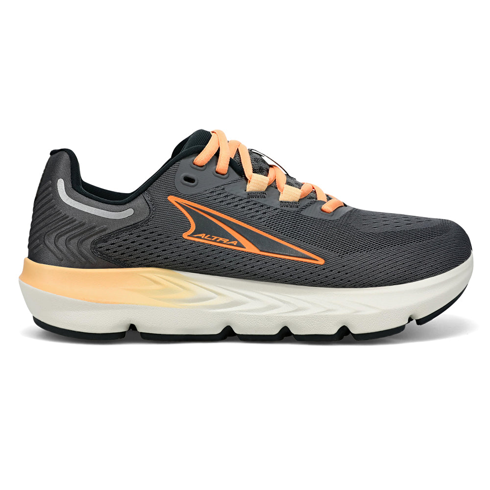 Women's Altra Provision 7, Gray/Orange, 8 B Medium