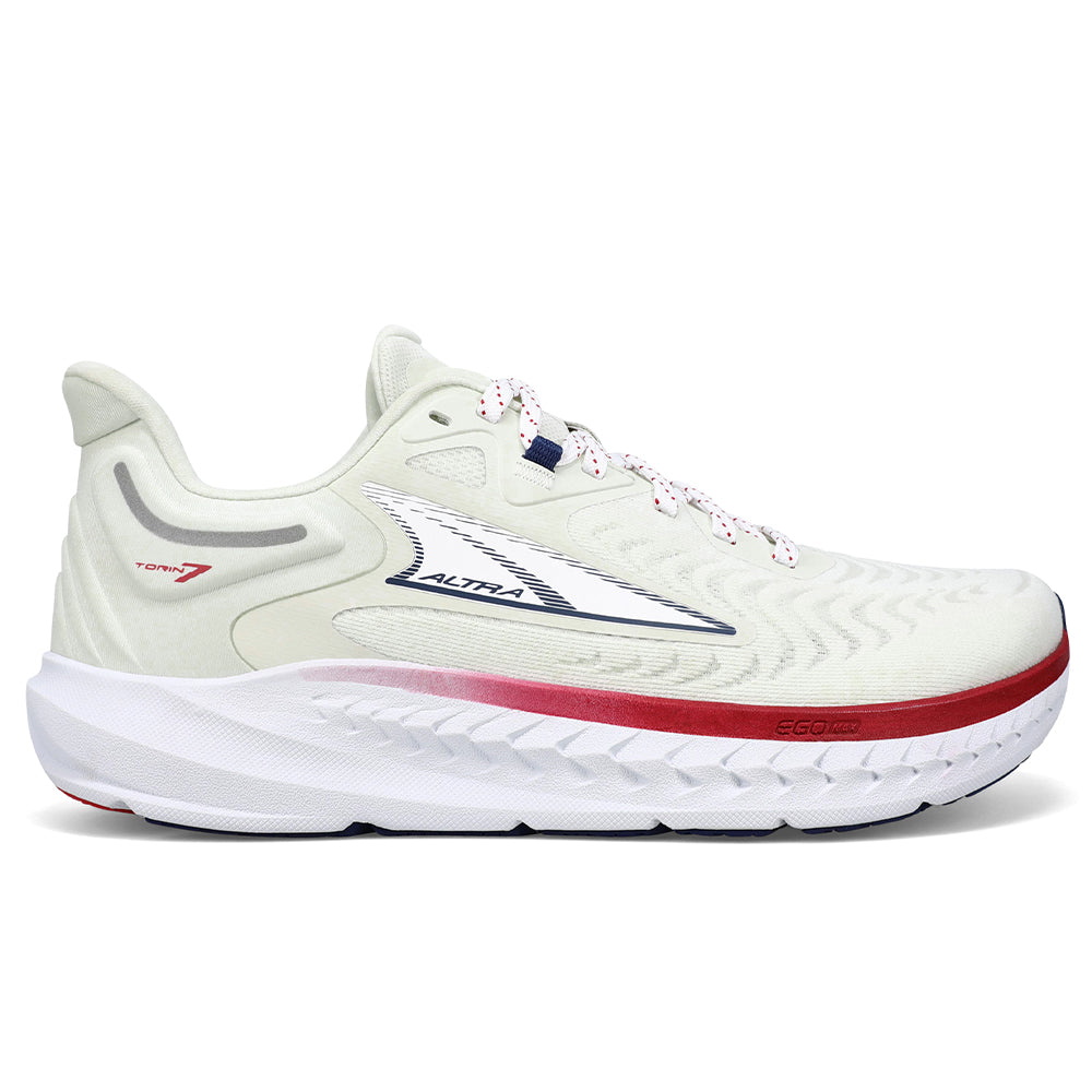 Women's Altra Torin 7, White/Blue, 8 B Medium