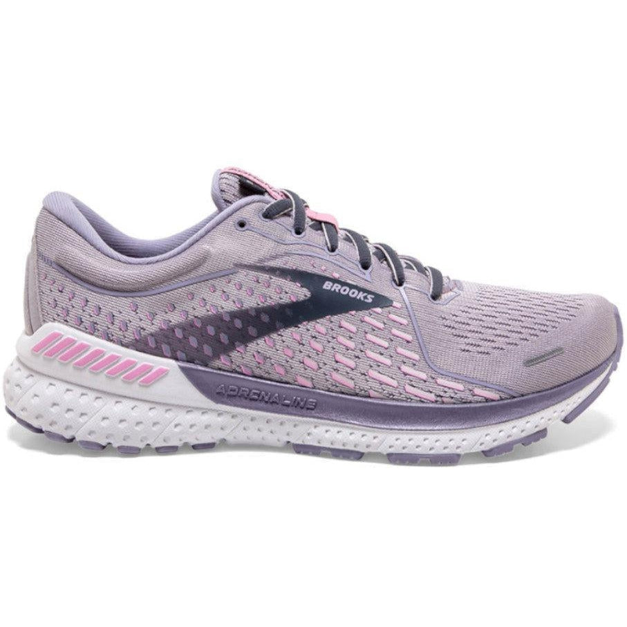 Women's Brooks Adrenaline GTS 21, Iris/Lilac Scachet/Ombre Blue, 8.5 B Medium