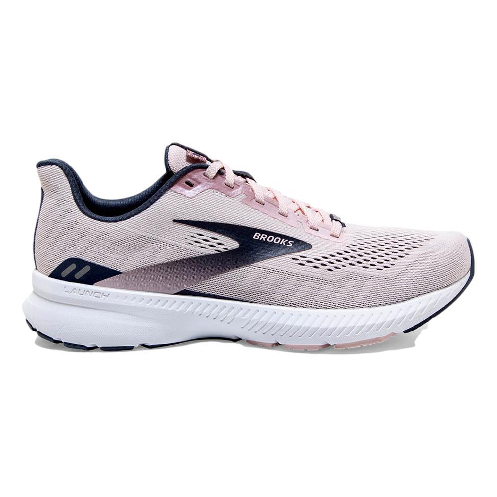 Women's Brooks Launch 8, Primrose/Ombre/Metallic, 7 D Wide