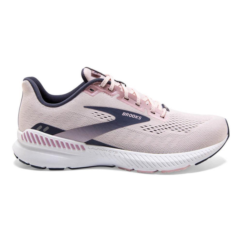 Women's Brooks Launch GTS 8, Primrose/Ombre/Metallic, 5 B Medium