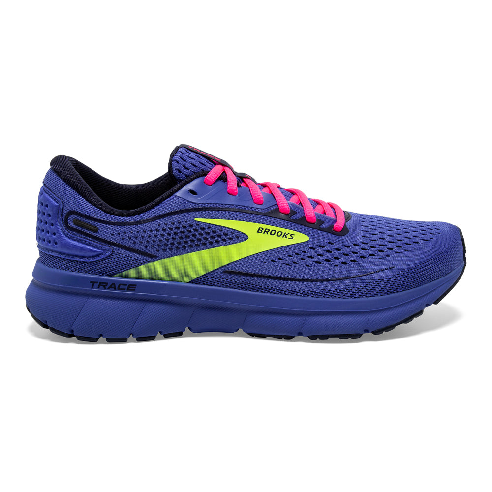 Women's Brooks Trace 2, Blue/Pink/Nightlife, 7 B Medium