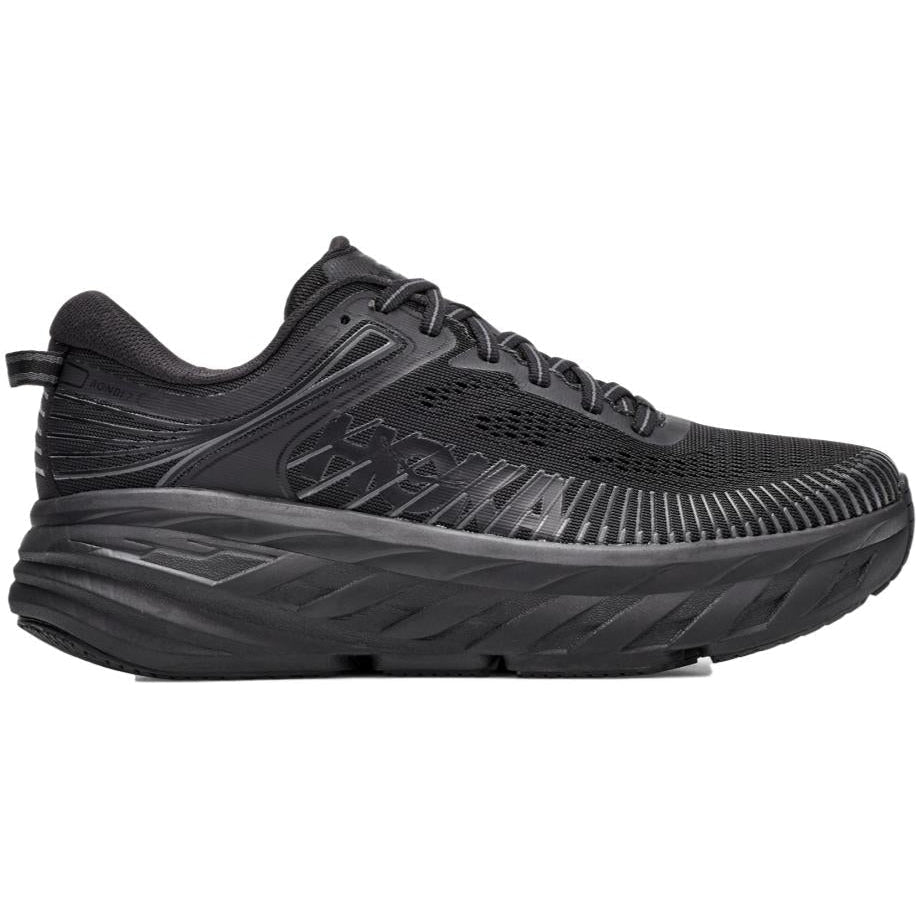 Women's Hoka Bondi 7, Black/Black, 10.5 B Medium