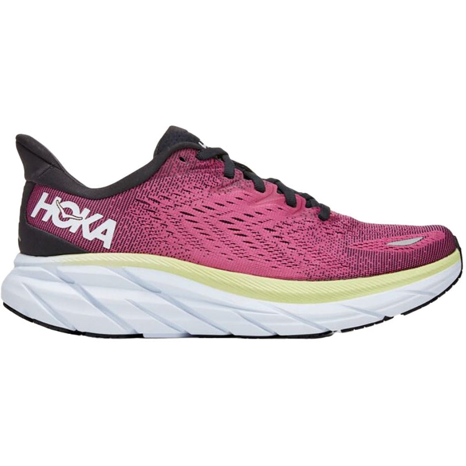 Women's Hoka Clifton 8, Blue Graphite/Ibis Rose, 6 B Medium
