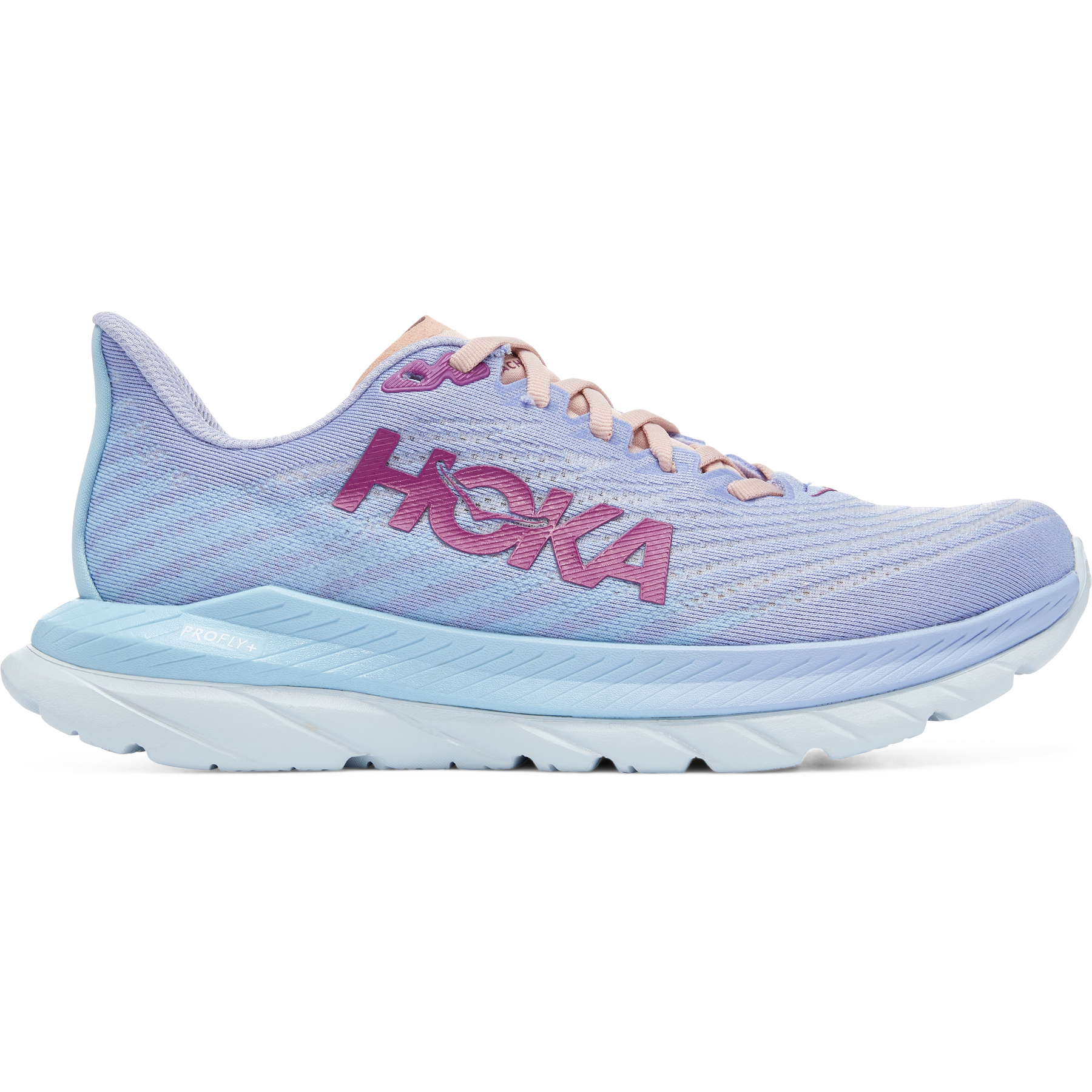 Women's Hoka Mach 5, Baby Lavander/Summer Song, 5.5 B Medium
