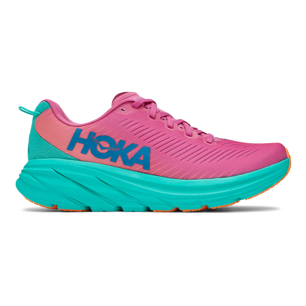 Women's Hoka Rincon 3, Phlox Pink/Atlantis, 9.5 B Medium