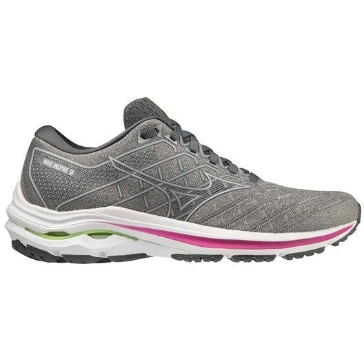 Women's Mizuno Wave Inspire 18, Ultimate Grey/Silver, 7 D Wide