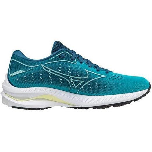 Women's Mizuno Wave Rider 25, Lake Blue/Clearwater, 8 B Medium