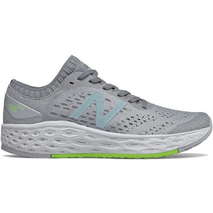 Women's New Balance Fresh Foam Vongo v4, Light Aluminum/Lime Glo/Glacier, 6 B Medium