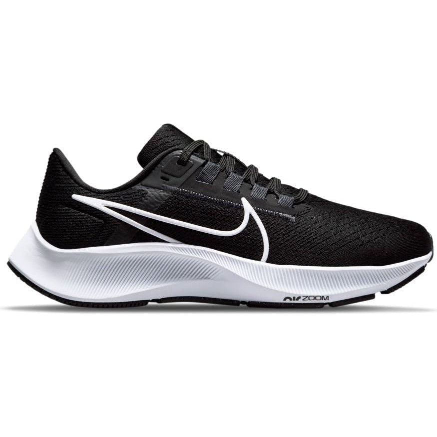 Women's Nike Air Zoom Pegasus 38, Black/White-Anthracite-Volt, 10 B Medium