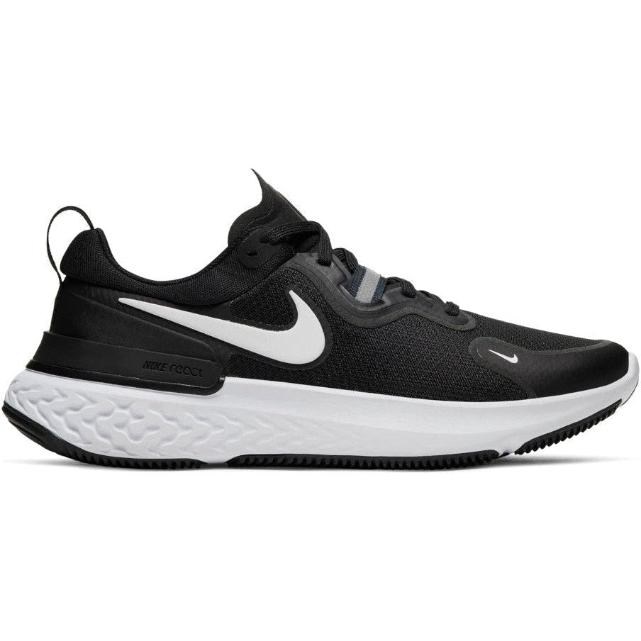 Women's Nike React Miler, Black/White/Dark Grey/Anthracite, 11 B Medium