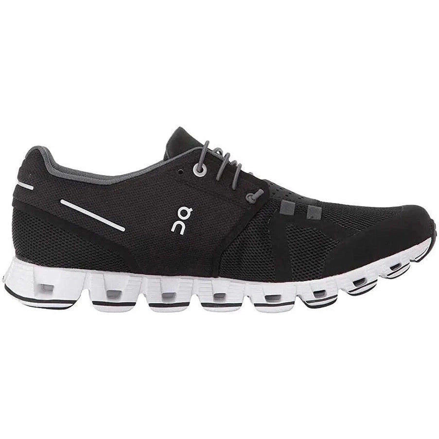 Women's On Cloud, Black/White, 10 B Medium