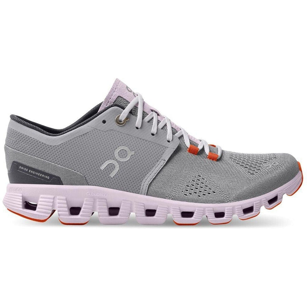 Women's On Cloud X, Alloy/Lily, 10 B Medium