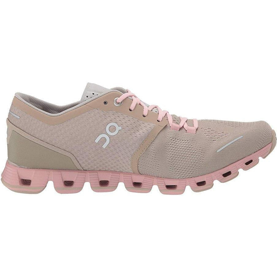 Women's On Cloud X, Sand/Rose, 10 B Medium