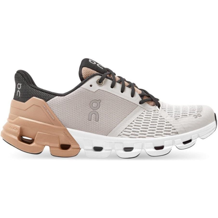 Women's On Cloudflyer, Glacier/Rosebrown, 10 B Medium