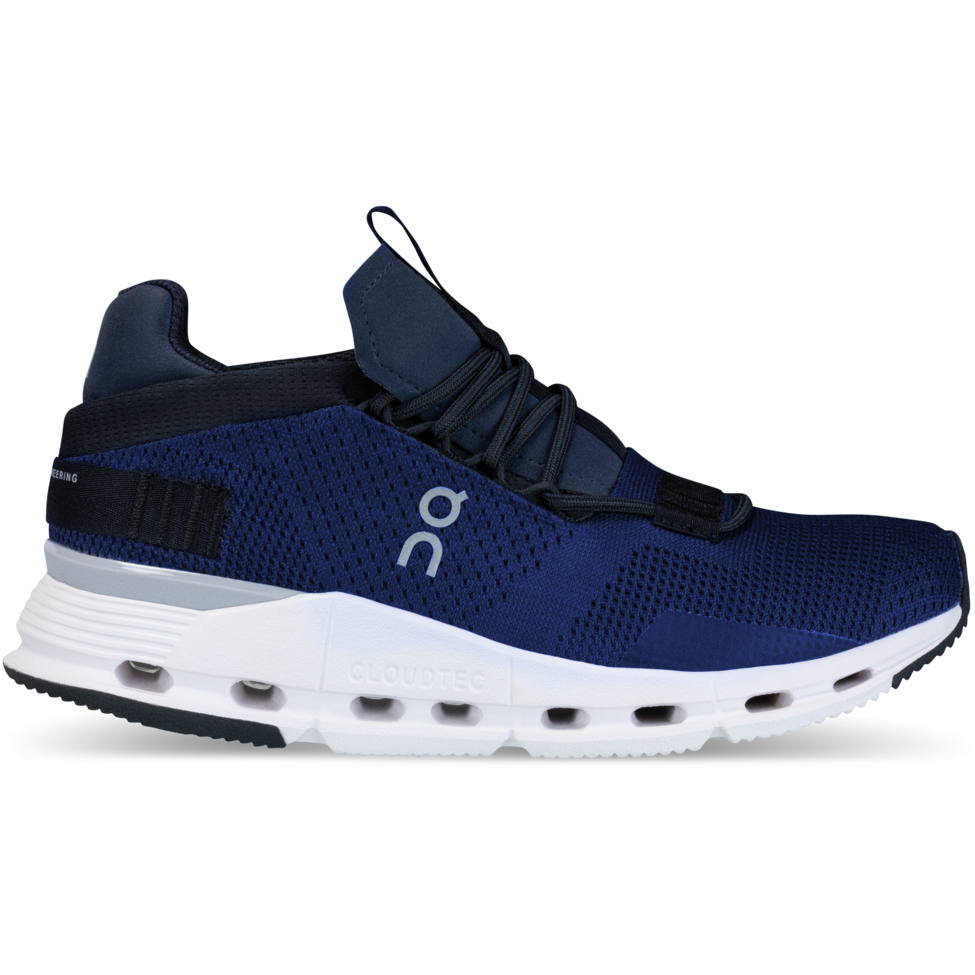 Women's On Cloudnova, Navy/White, 9 B Medium