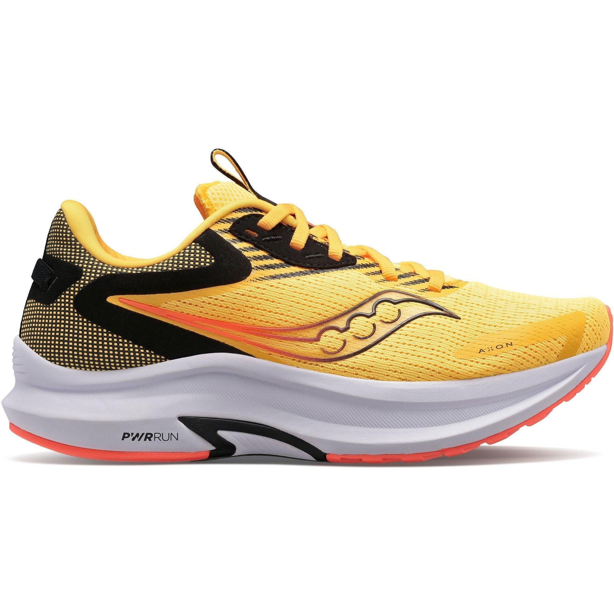 Women's Saucony Axon 2, VIZIGOLD/VIZIRED, 6.5 B Medium