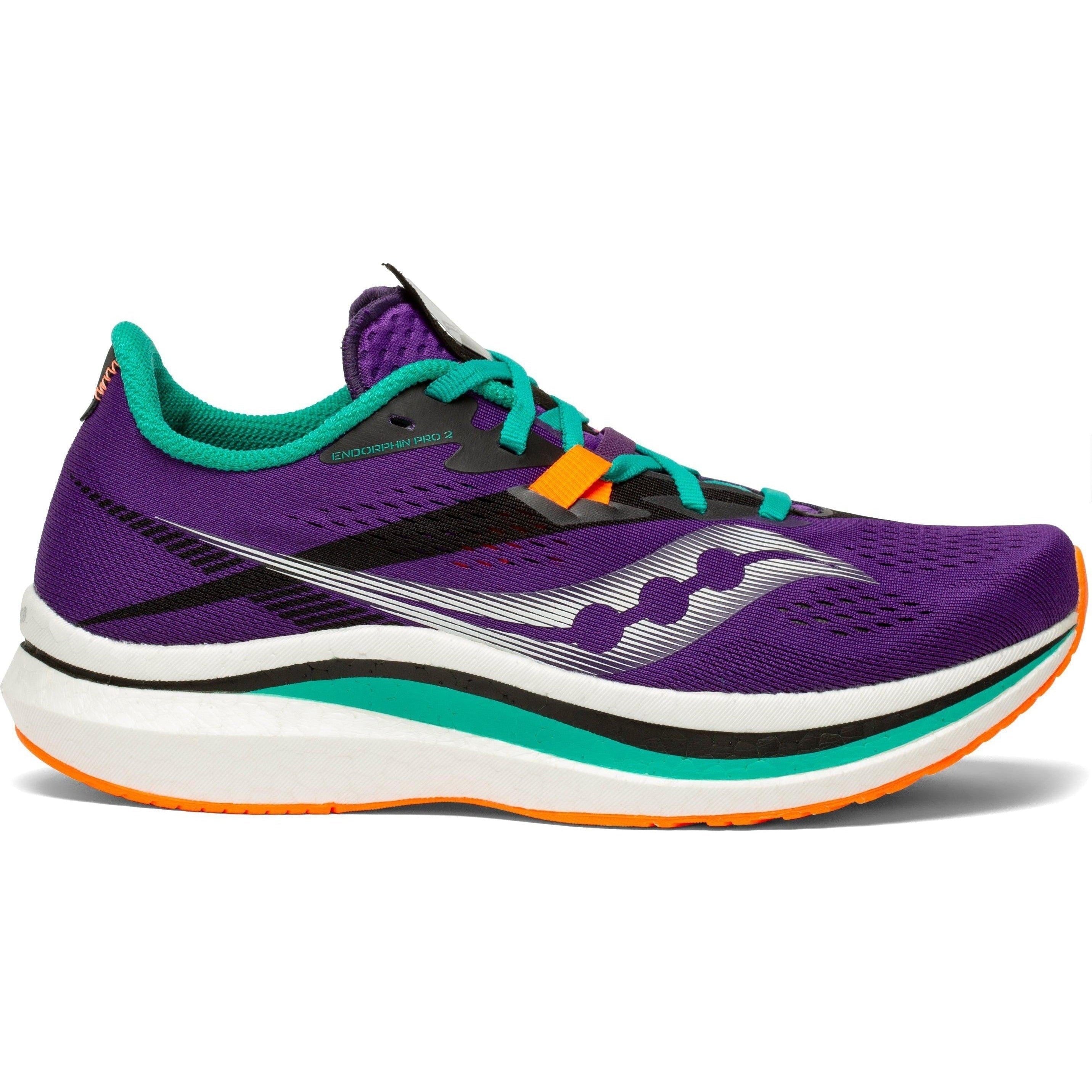 Women's Saucony Endorphin Pro 2, Concord/Jade, 7.5 B Medium