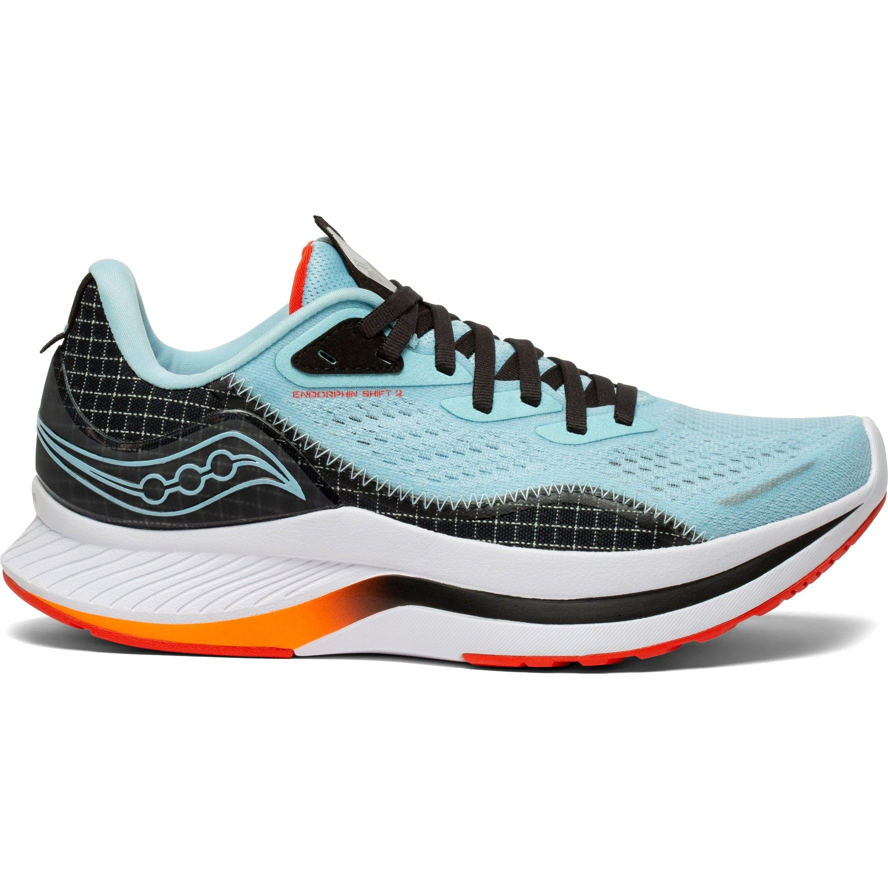 Women's Saucony Endorphin Shift 2, Powder/Scarlet, 6.5 B Medium