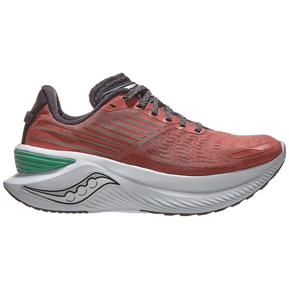 Women's Saucony Endorphin Shift 3, Soot/Basalt, 10 B Medium