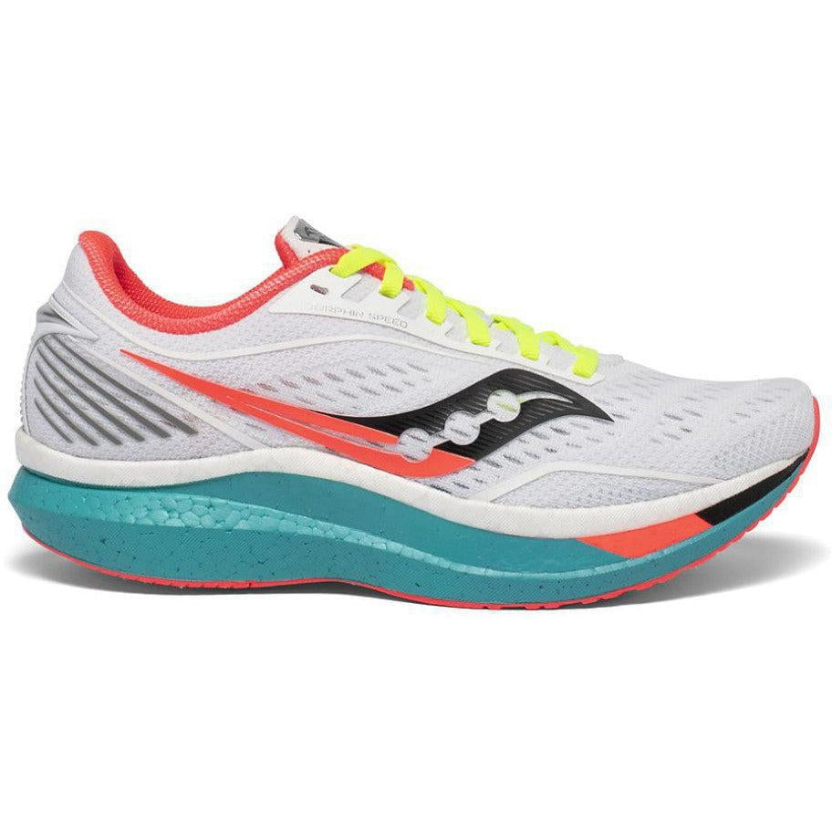 Women's Saucony Endorphin Speed, White Mutant, 8.5 B Medium