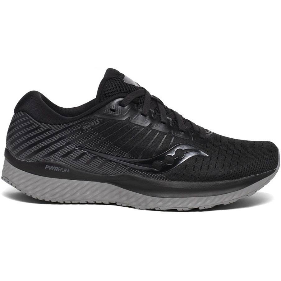 Women's Saucony Guide 13, Blackout, 6.5 D Wide