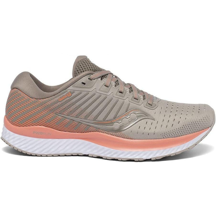 Women's Saucony Guide 13, Moonrock/Coral, 5 B Medium