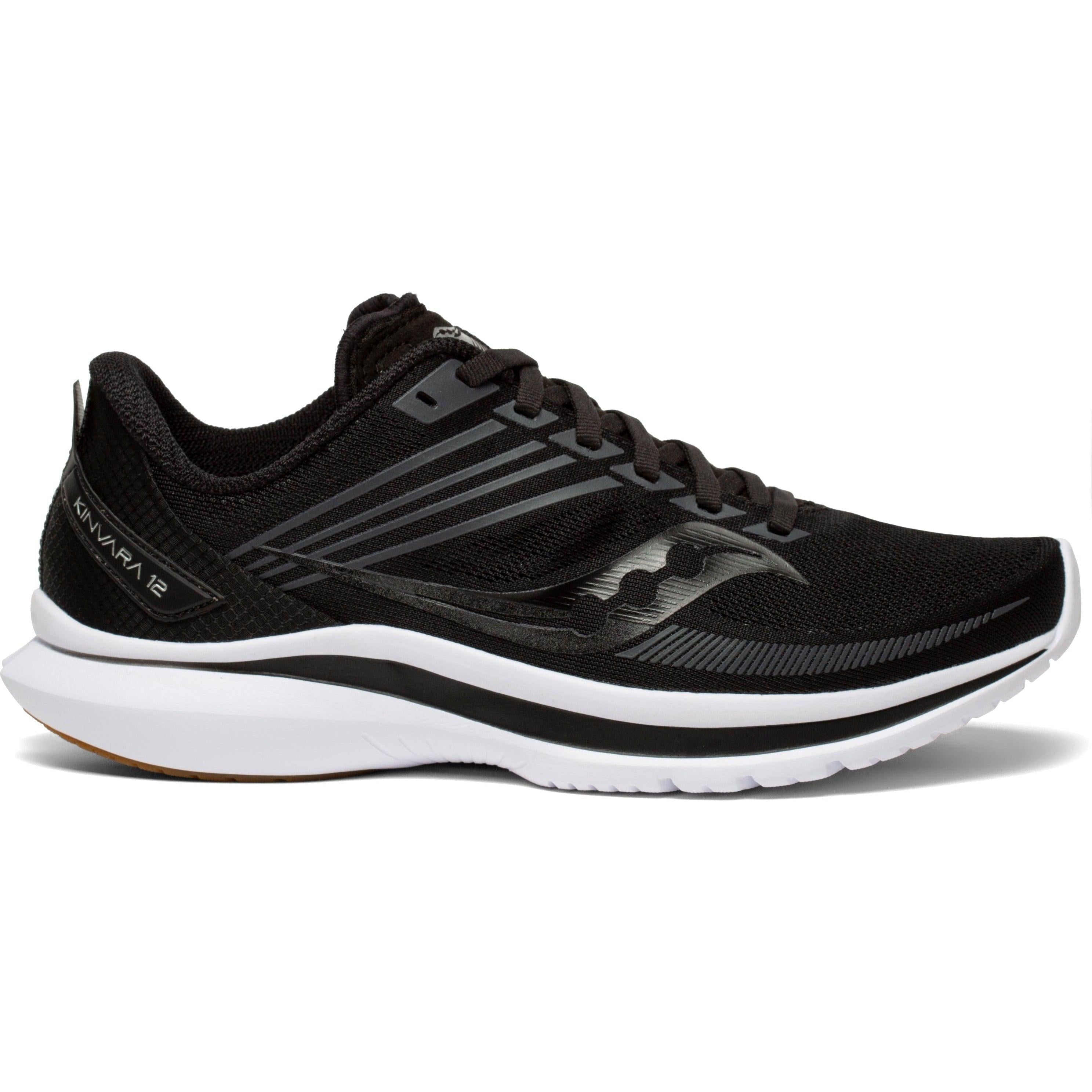 Women's Saucony Kinvara 12, Black/Gum, 10 B Medium