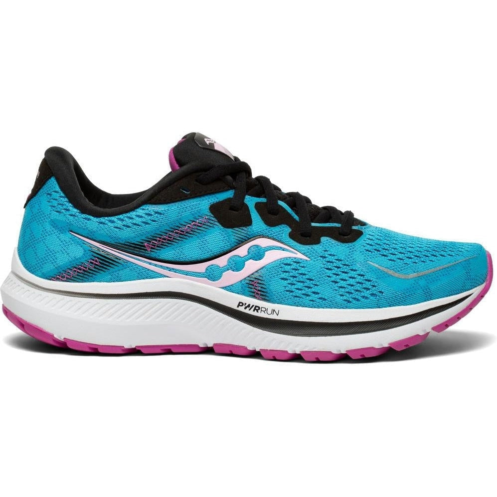 Women's Saucony Omni 20, Blue Blaze/Razzle, 9 B Medium