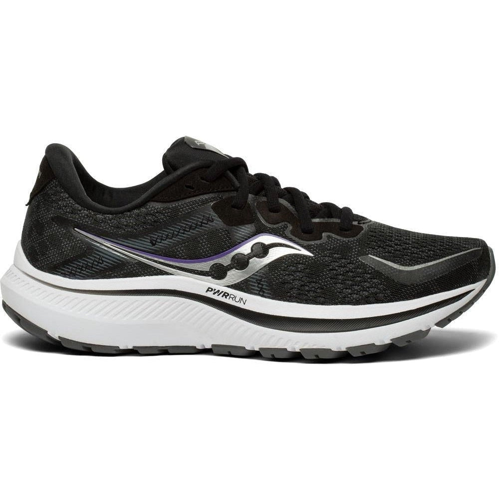 Women's Saucony Omni 20, Black/White, 9.5 B Medium