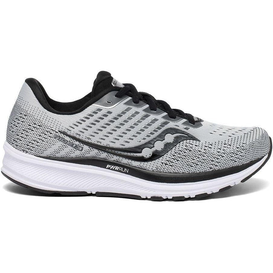 Women's Saucony Ride 13, Alloy/Black, 5 B Medium