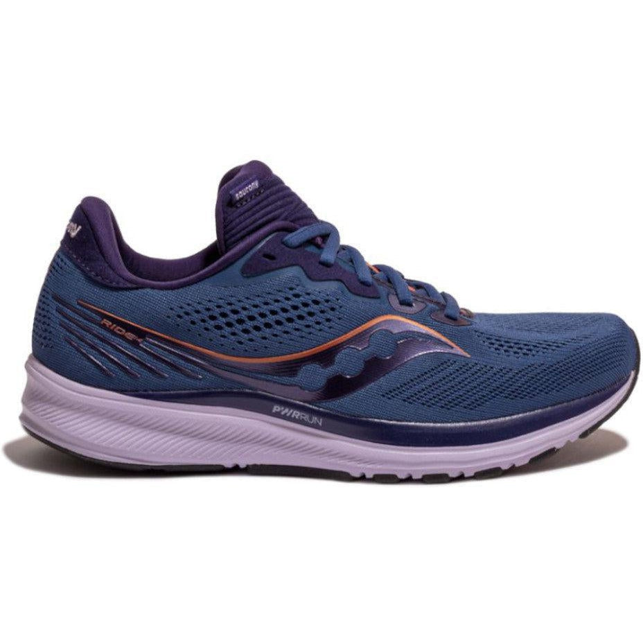 Women's Saucony Ride 14, Midnight/Copper, 6.5 B Medium