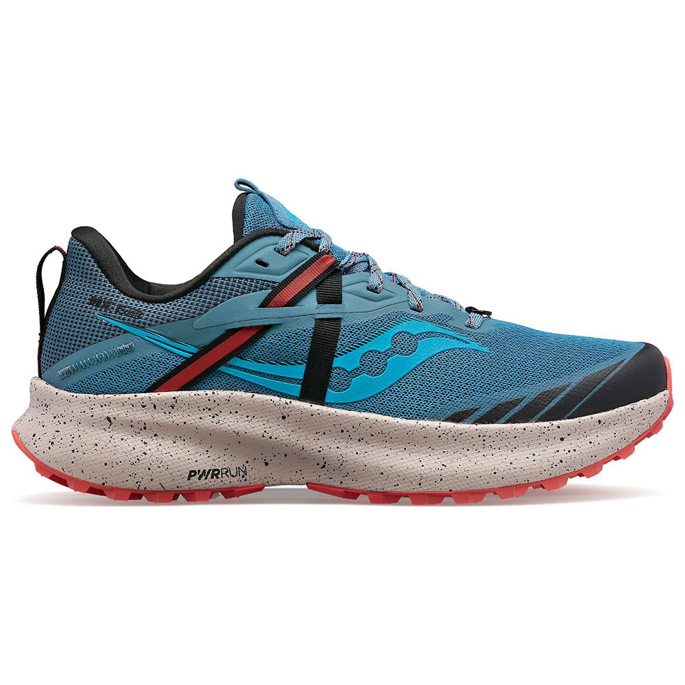 Women's Saucony Ride 15 TR, Mist/Ember, 8 B Medium
