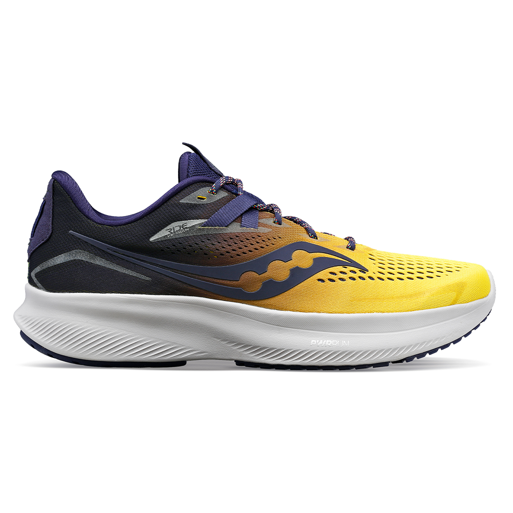 Women's Saucony Ride 15, Night Lite, 10.5 B Medium
