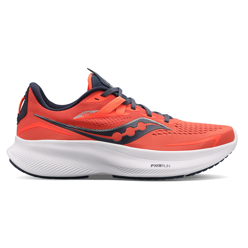 Women's Saucony Ride 15, ViZiRed/Night, 9 B Medium