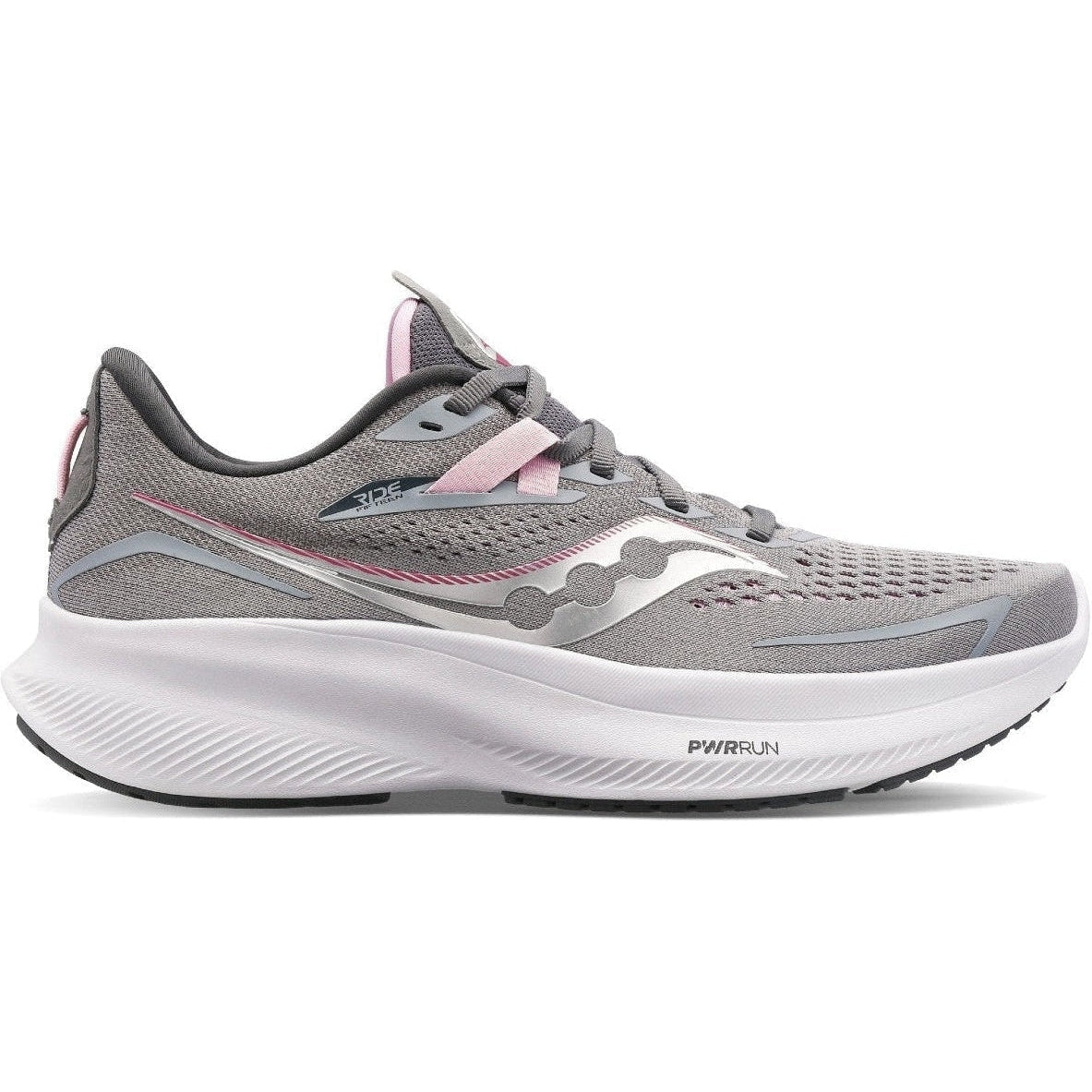 Women's Saucony Ride 15, Alloy/Quartz, 5.5 B Medium