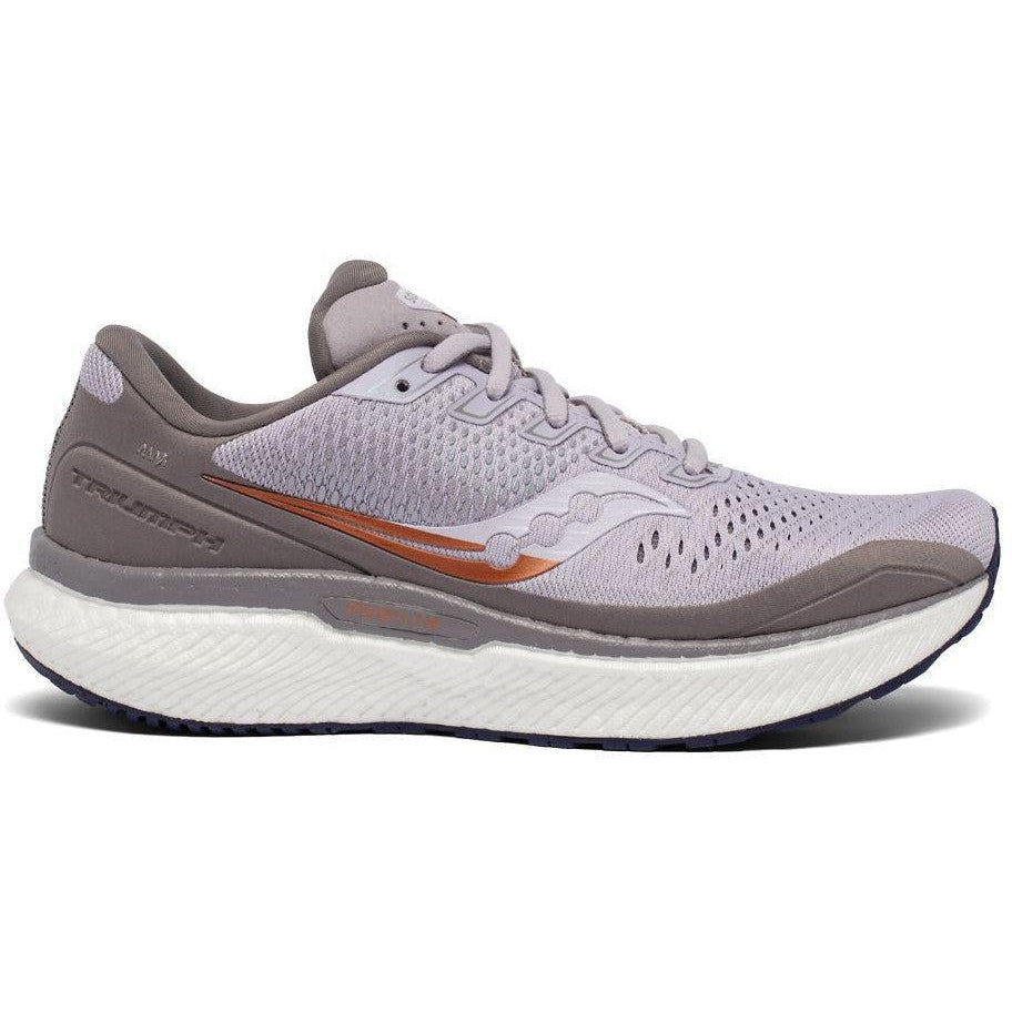 Women's Saucony Triumph 18, Lilac/Copper, 7 B Medium