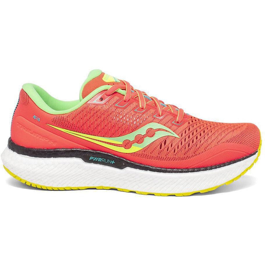 Women's Saucony Triumph 18, Red Mutant, 9.5 B Medium