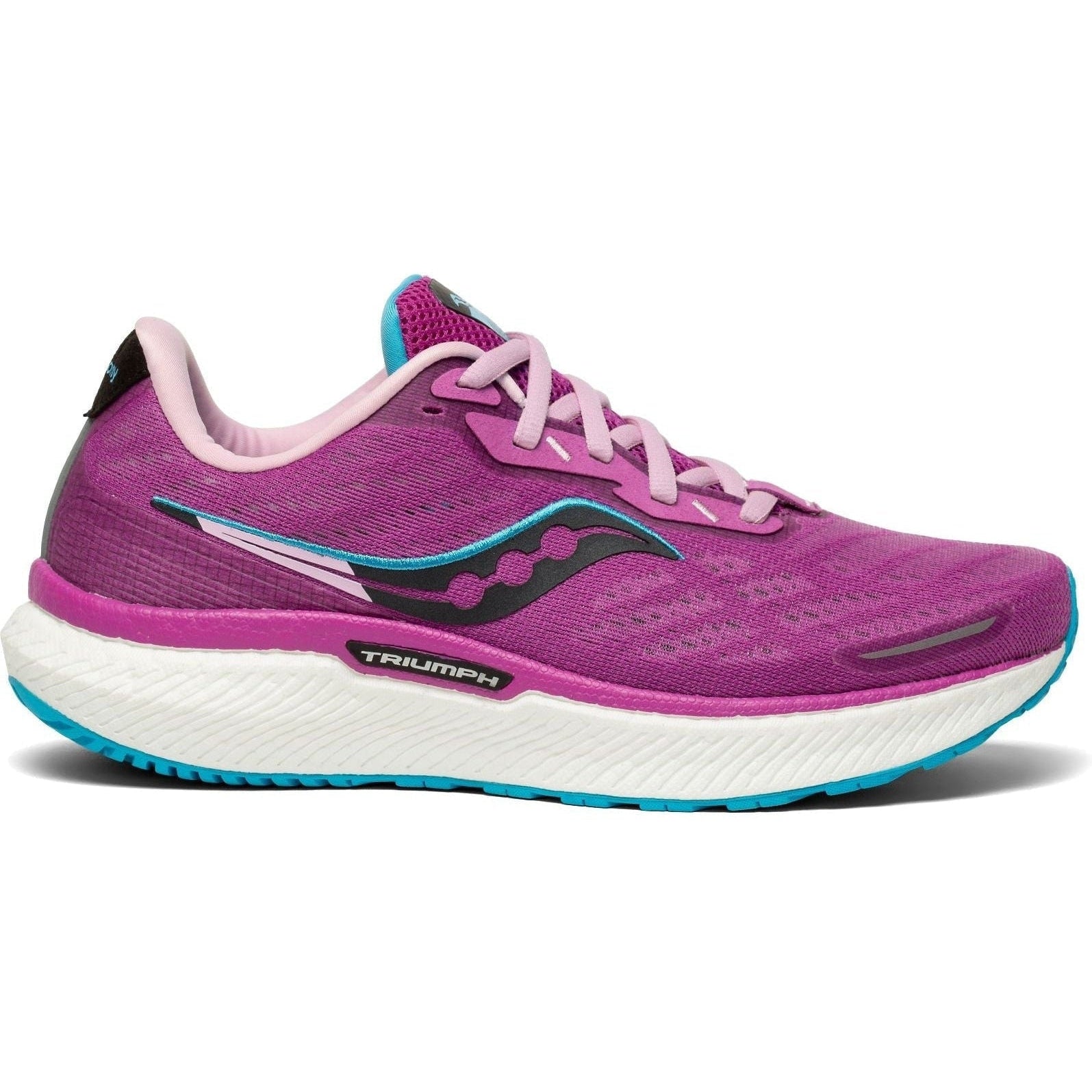 Women's Saucony Triumph 19, Razzle/Blaze, 6 B Medium