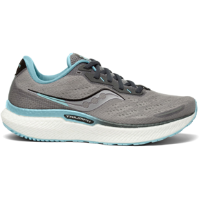 Women's Saucony Triumph 19, Alloy/Powder, 11 B Medium