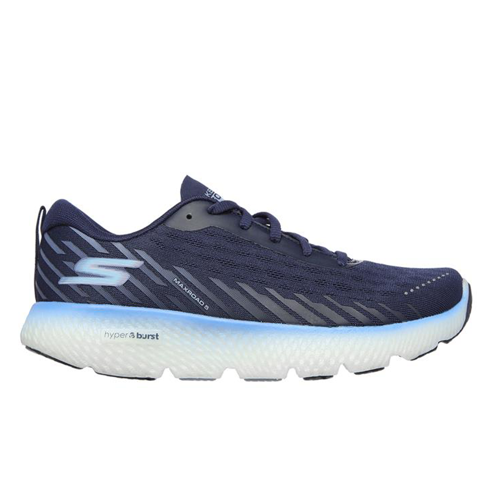 Women's Skechers Go Run Maxroad 5, Navy/Blue, 8 B Medium