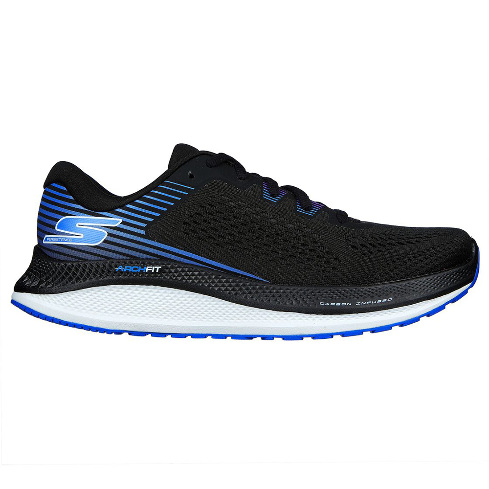 Women's Skechers Go Run Persistence, Black/Multi, 7.5 B Medium